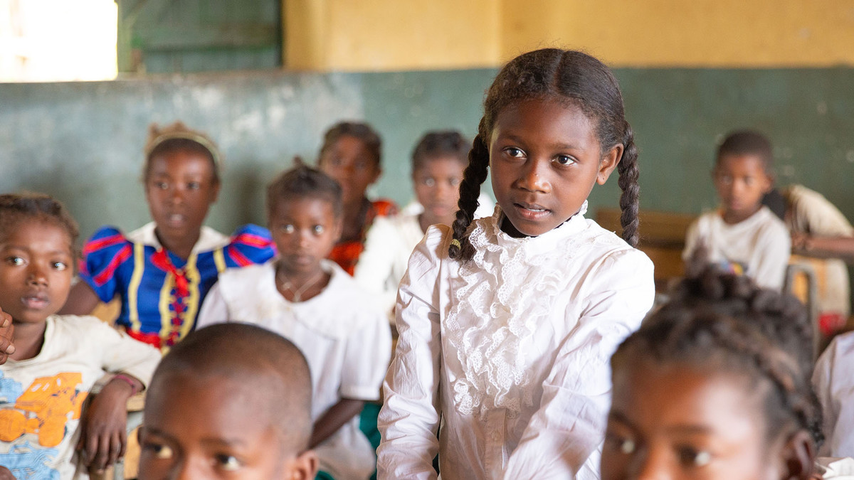 Schule in Madagaskar, 2020