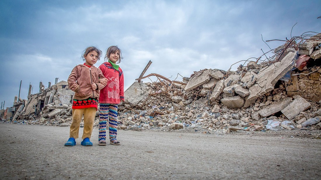 Kinder in Mosul, Irak